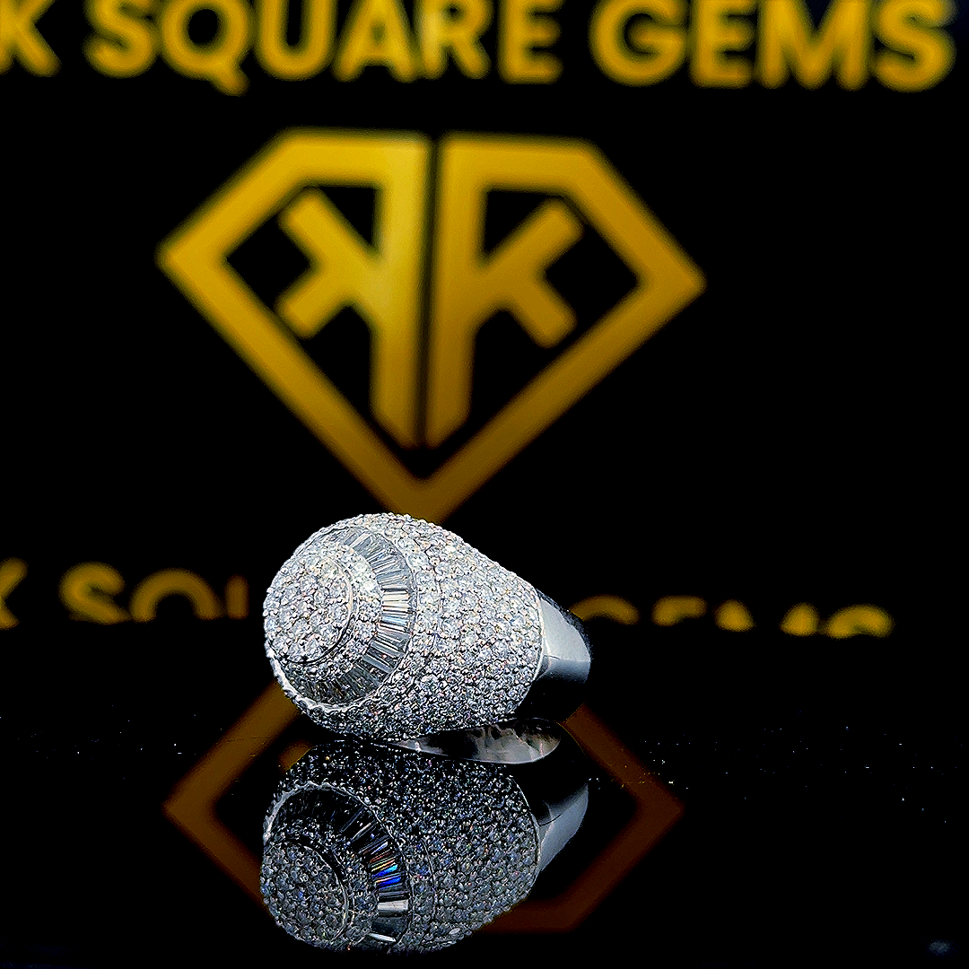 IceEye Moissanite Hip Hop Ring