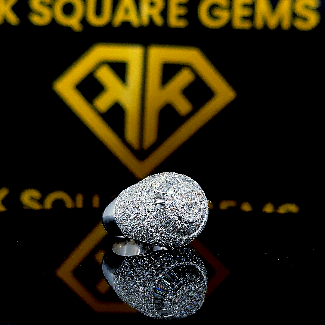 IceEye Moissanite Hip Hop Ring