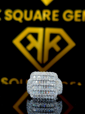 FrostFlex Moissanite Hip Hop Ring