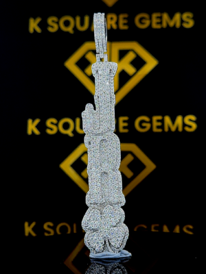 StackGlitz Moissanite Pendent