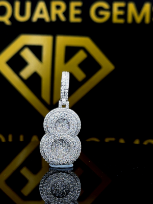 Infinity Moissanite Pendent
