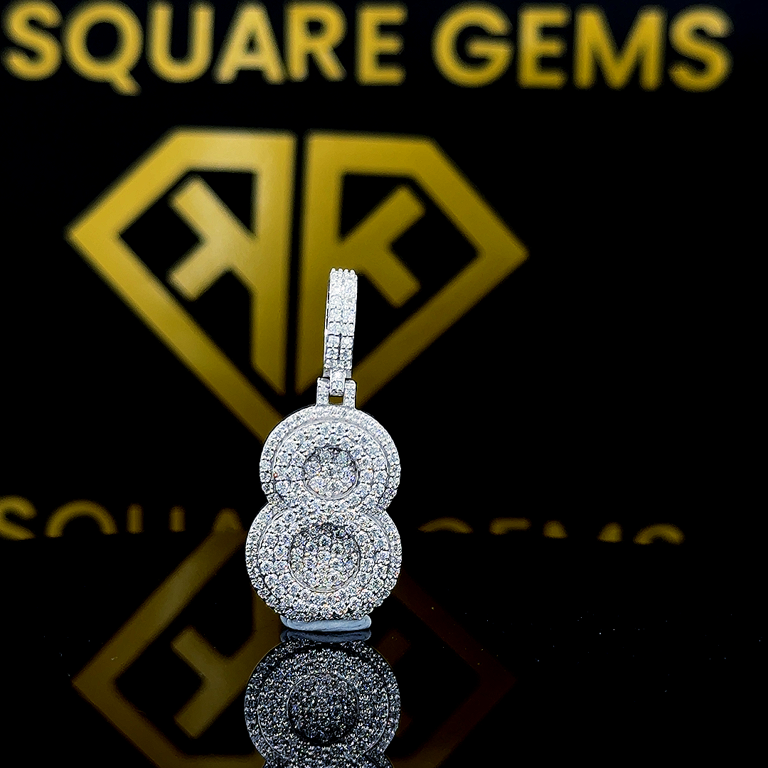 Infinity Moissanite Pendent