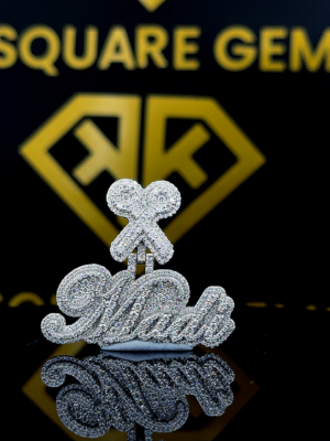 CrossMath Moissanite Pendent