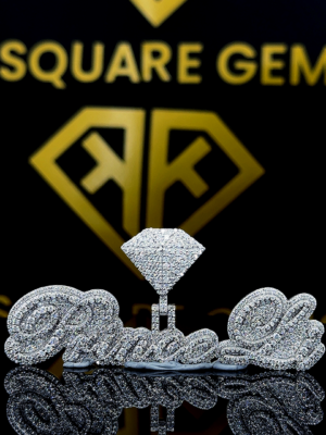 DiamondPrincess Moissanite Pendent