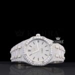 AP Black Stick Markers Fully Iced Out Lab Grown Diamond Watch