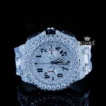 AP Camo Rubber Strap Iced Out Moissanite Diamond Watch