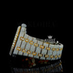 AP Watch Bust Down Moissanite Left Side Bracelet View