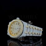 Audemars Piguet Moissanite Watch Left Profile View