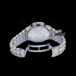 Beige Dial Bust Down AP Chronograph Moissanite Diamond Watch Caseback View