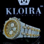 Best Moissanite AP Watch Left Profile View