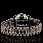Best Moissanite Rolex Watch Caseback View