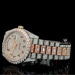 Best Moissanite Rolex Watch Left Profile View