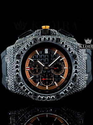 Black Moissanite AP Watch