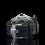 Black Rubber Strap AP Black Dial Semi Iced Out Moissanite Diamond Watch Strap View
