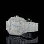 Cartier Moissanite Watch Left Side Close View