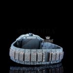 Cartier Watch Bust Down Moissanite Caseback View