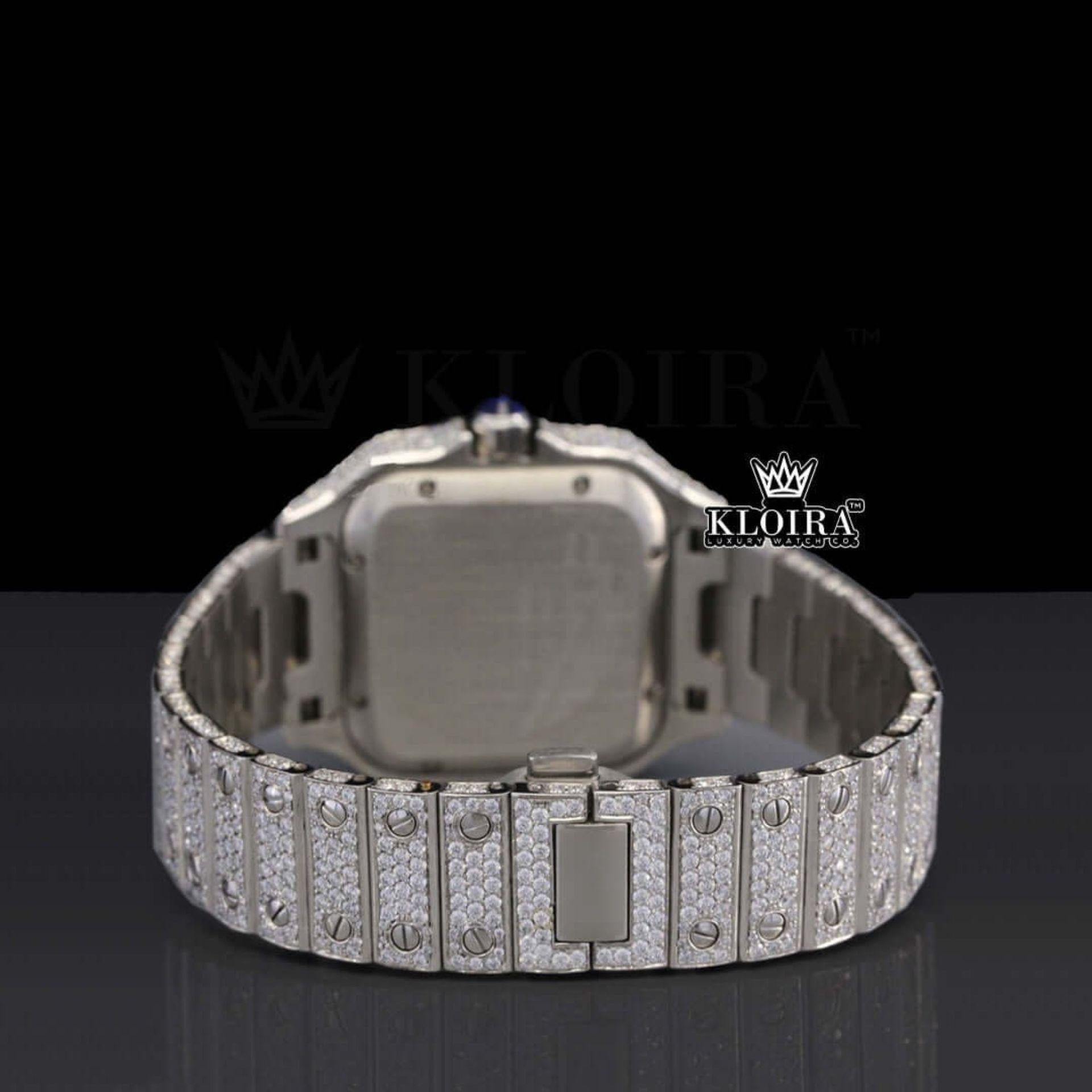 Cartier Watch Moissanite Diamonds Cashback View