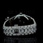 Iced Out AP Moissanite Watch Caseback View