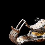 Iced Out Patek Philippe Moissanite Watch Backlock View