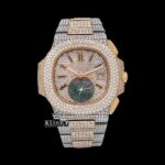 Iced Out Patek Philippe Moissanite Watch