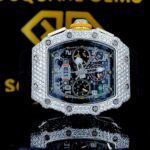 K Square Customised Moissanite Watch