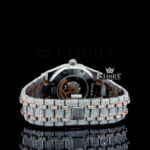 Mens AP Moissanite Watch Caseback View