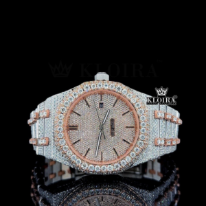 Mens AP Moissanite Watch Front View