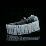 Mens Cartier Moissanite Watch Bracelet View