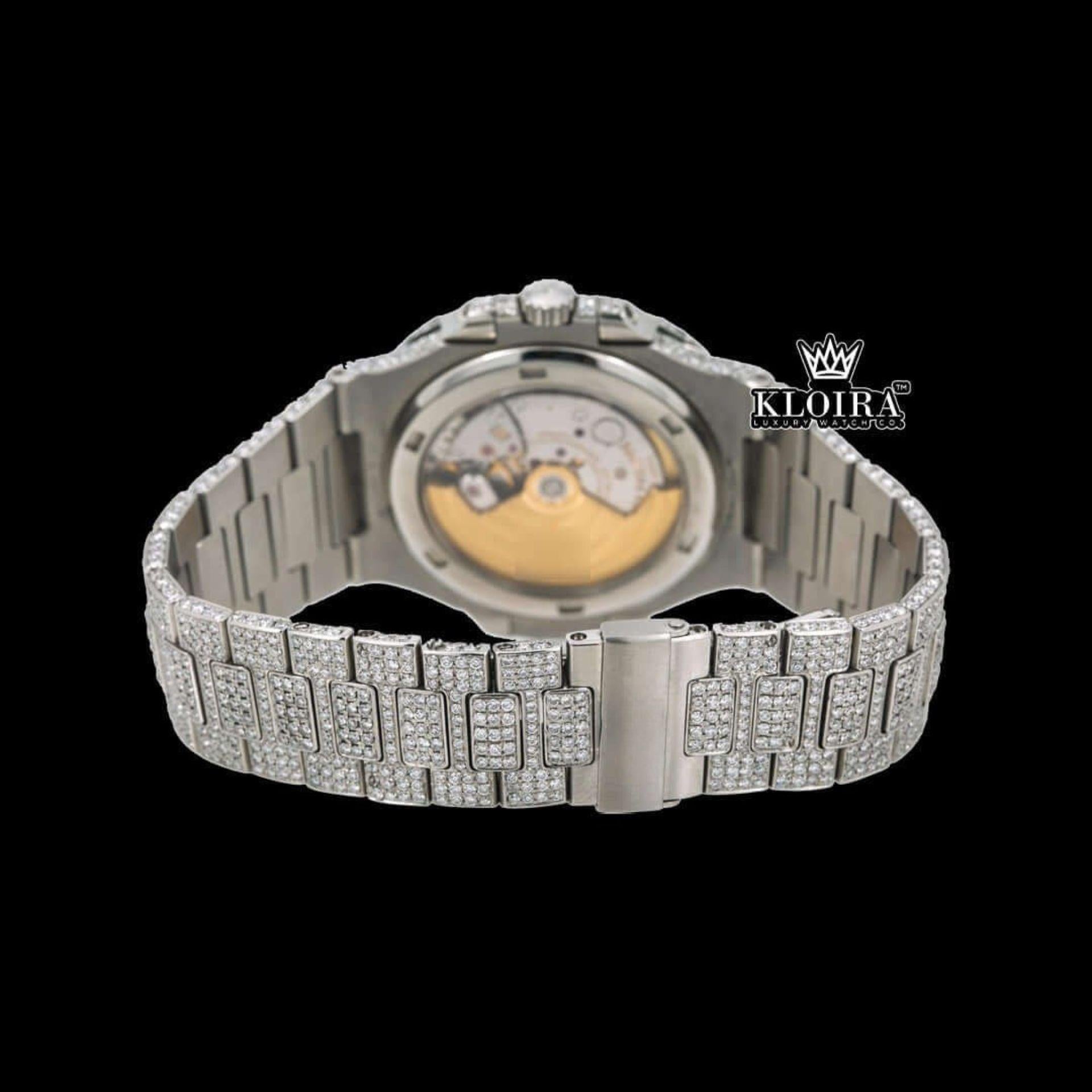 Mens Patek Philippe Moissanite Watch Cashback View