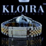 Mens Rolex Moissanite Watch Bracelet View
