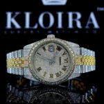 Mens Rolex Moissanite Watch