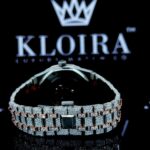 Moissanite AP Watch Arabic Caseback View
