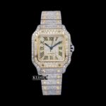 Moissanite Cartier Style Watch
