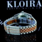 Moissanite Rolex Watch Arabic Bracelet View