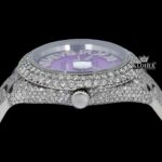 Moissanite Rolex Watch Crown View