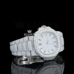 Patek Philippe Moissanite Watch Right Profile View