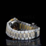 Patek Philippe Watch Bust Down Moissanite Left Strap View
