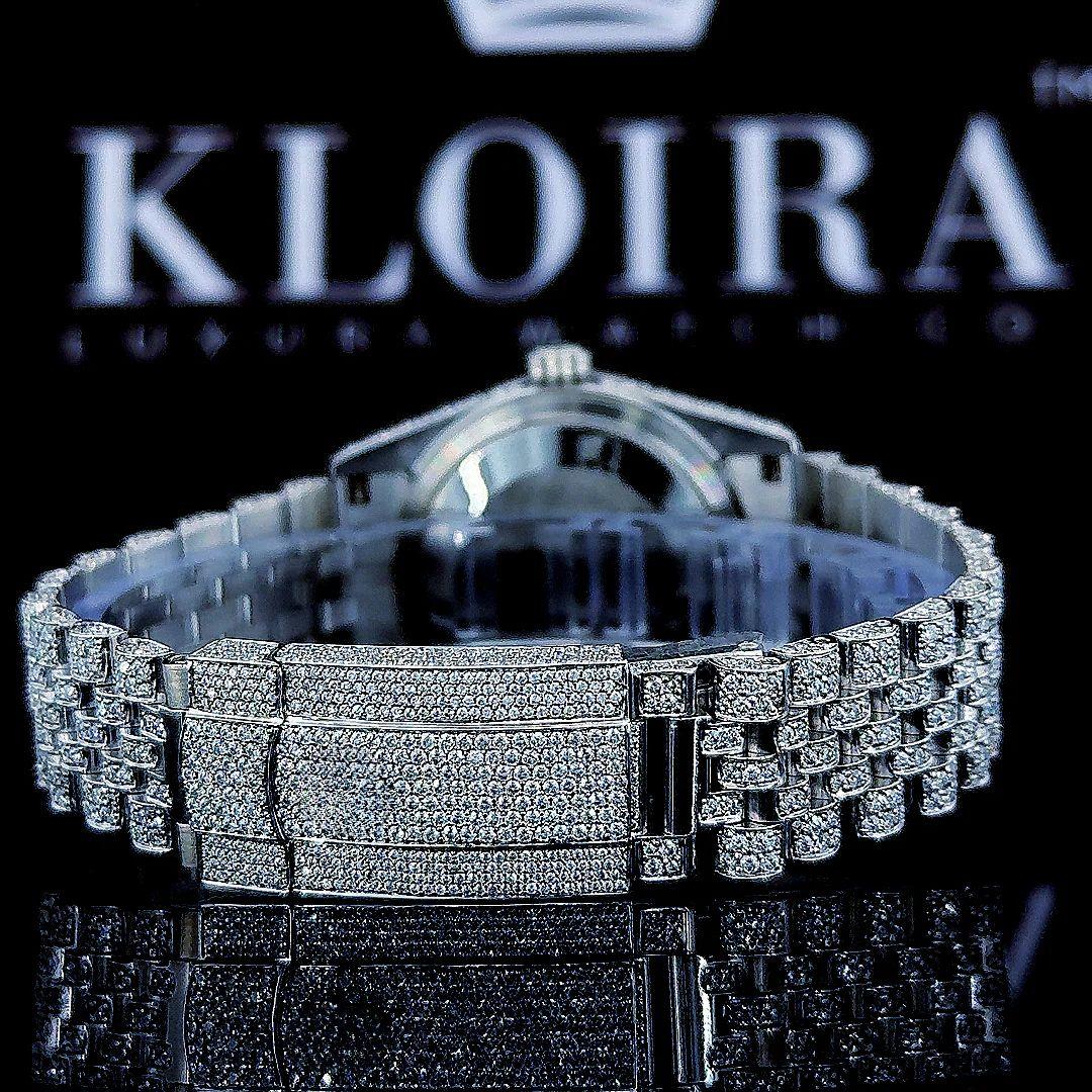 Rolex Moissanite Watch Caseback View