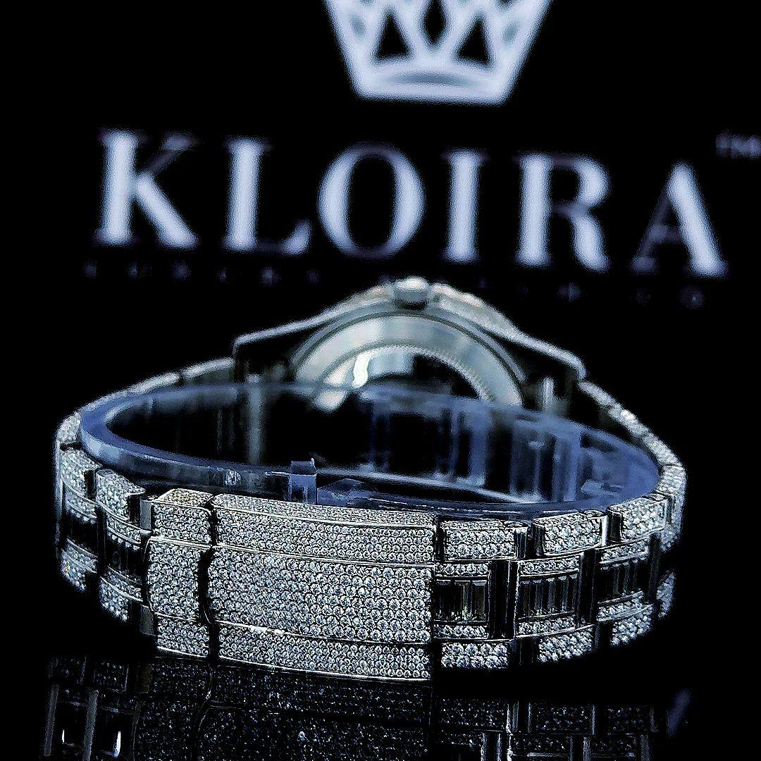 Rolex VVS Moissanite Watch Bracelet View