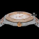 VVS Clarity Moissanite AP Watch Crown View