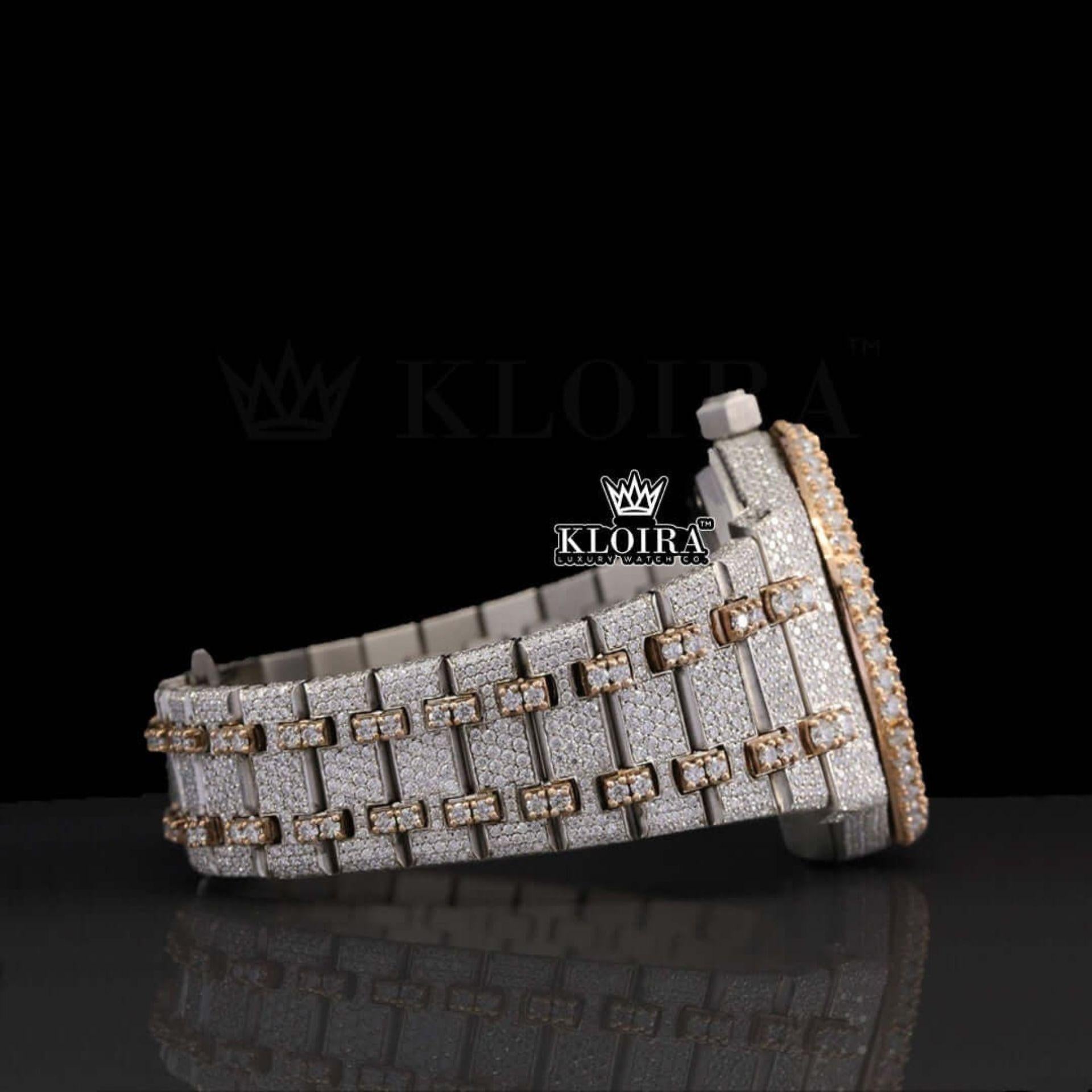 Womens Moissanite AP Watch Right Profile View