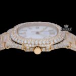Womens Moissanite Patek Philippe Watch Crown View
