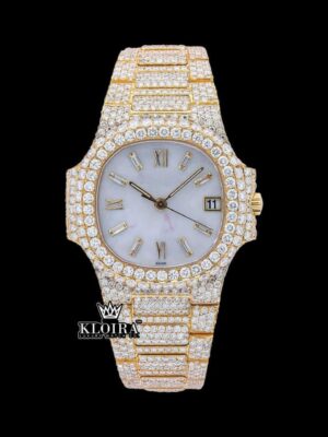 Womens Moissanite Patek Philippe Watch