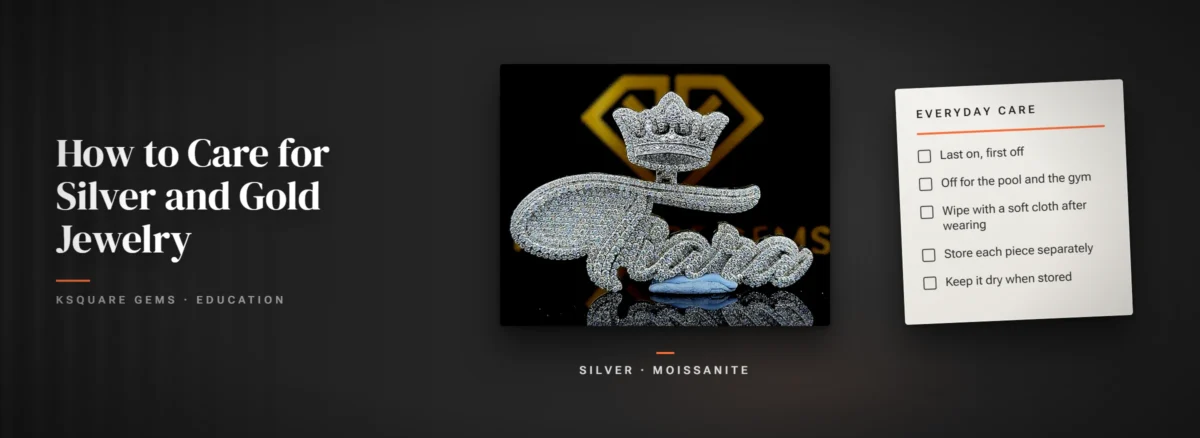 How to Care for Silver and Gold Jewelry