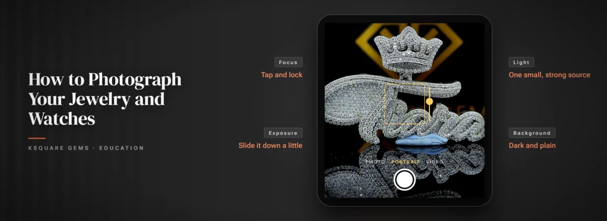 How to Photograph Your Jewelry and Watches