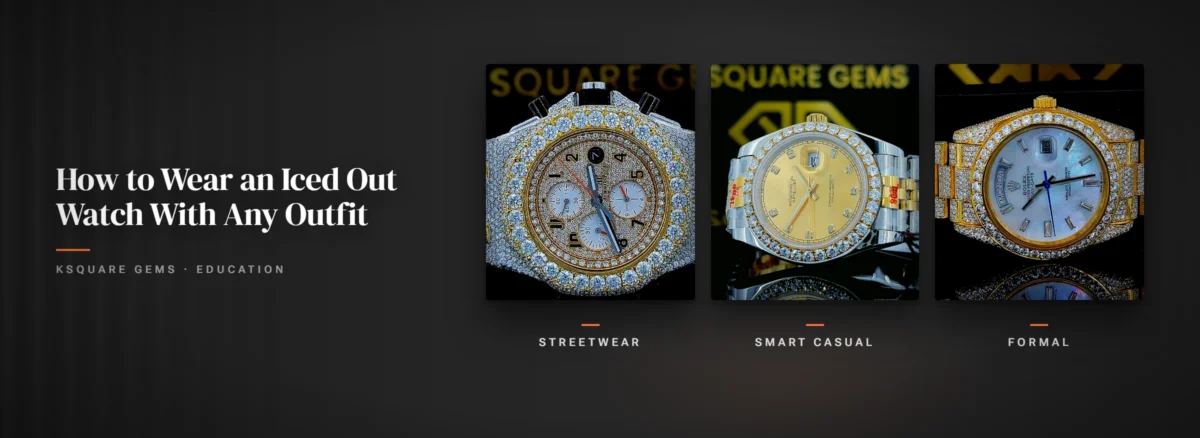 How to Wear an Iced Out Watch With Any Outfit