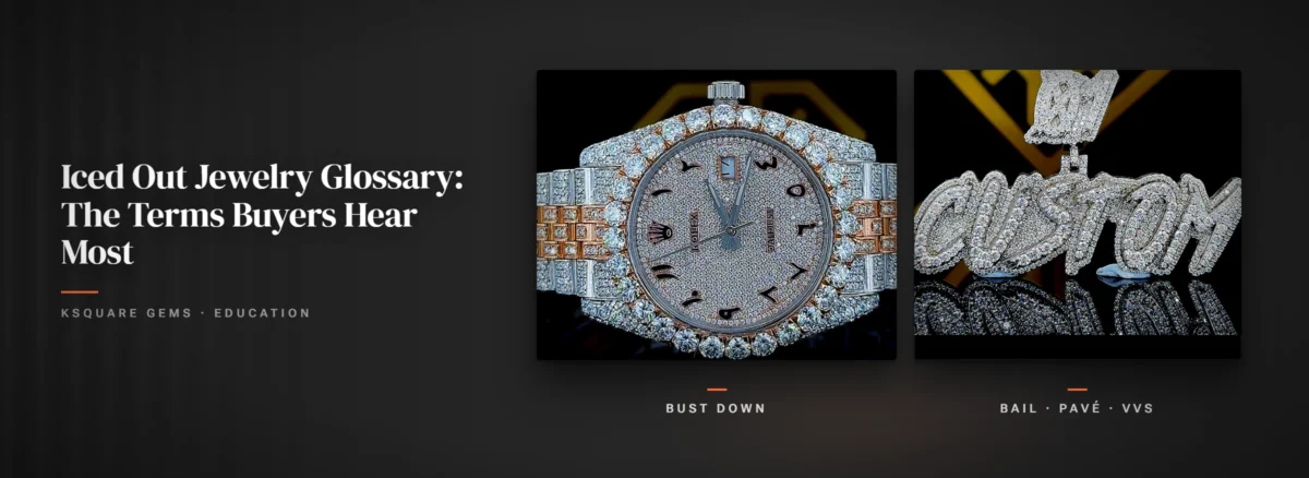 Iced Out Jewelry Glossary: The Terms Buyers Hear Most