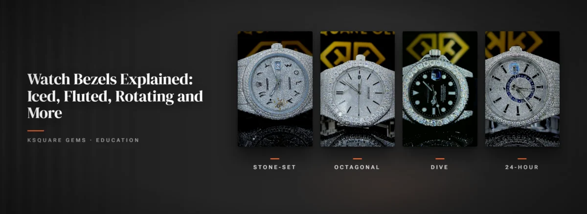 Watch Bezels Explained: Iced, Fluted, Rotating and More